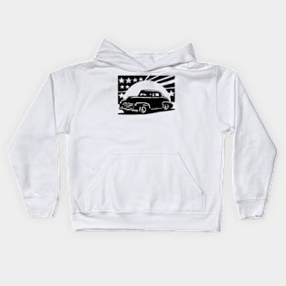 Old school retro cars Kids Hoodie